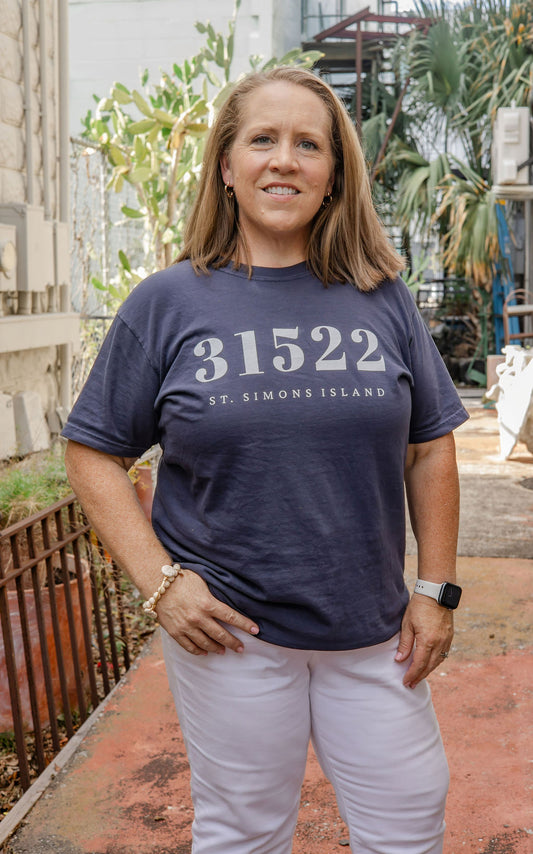 ST. SIMONS ISLAND 31522 | Premium Signature Tee (Pre-sale)